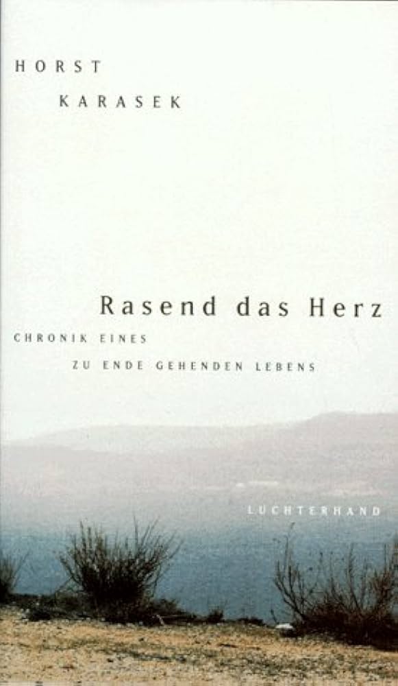 Cover Horst Karasek Rasend das Herz, © Luchterhand 1998