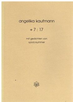 Cover Angelika Kaufmann, Sylvia Kummer 7 : 17, © Blattwerk 1997