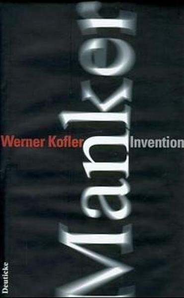 Cover Werner Kofler Manker, © Deuticke 1999
