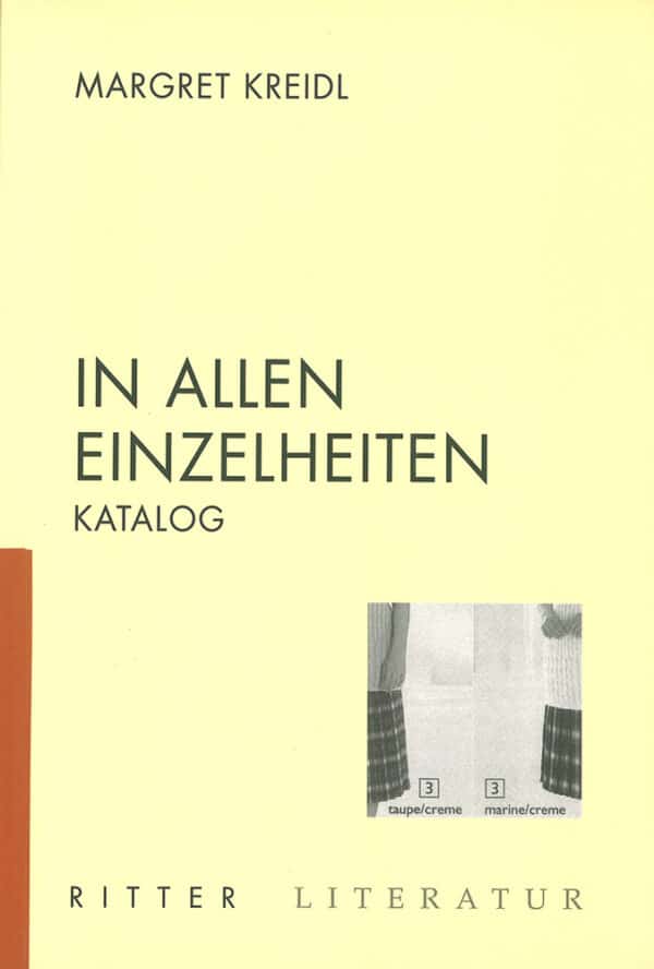 Cover Margret Kreidl In allen Einzelheiten, © Ritter 1998