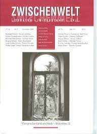 Cover Theodor Kramer Gesellschaft (Hg.) Vielsprachenland am Pruth-Bukowina, © Zwischenwelt 2000