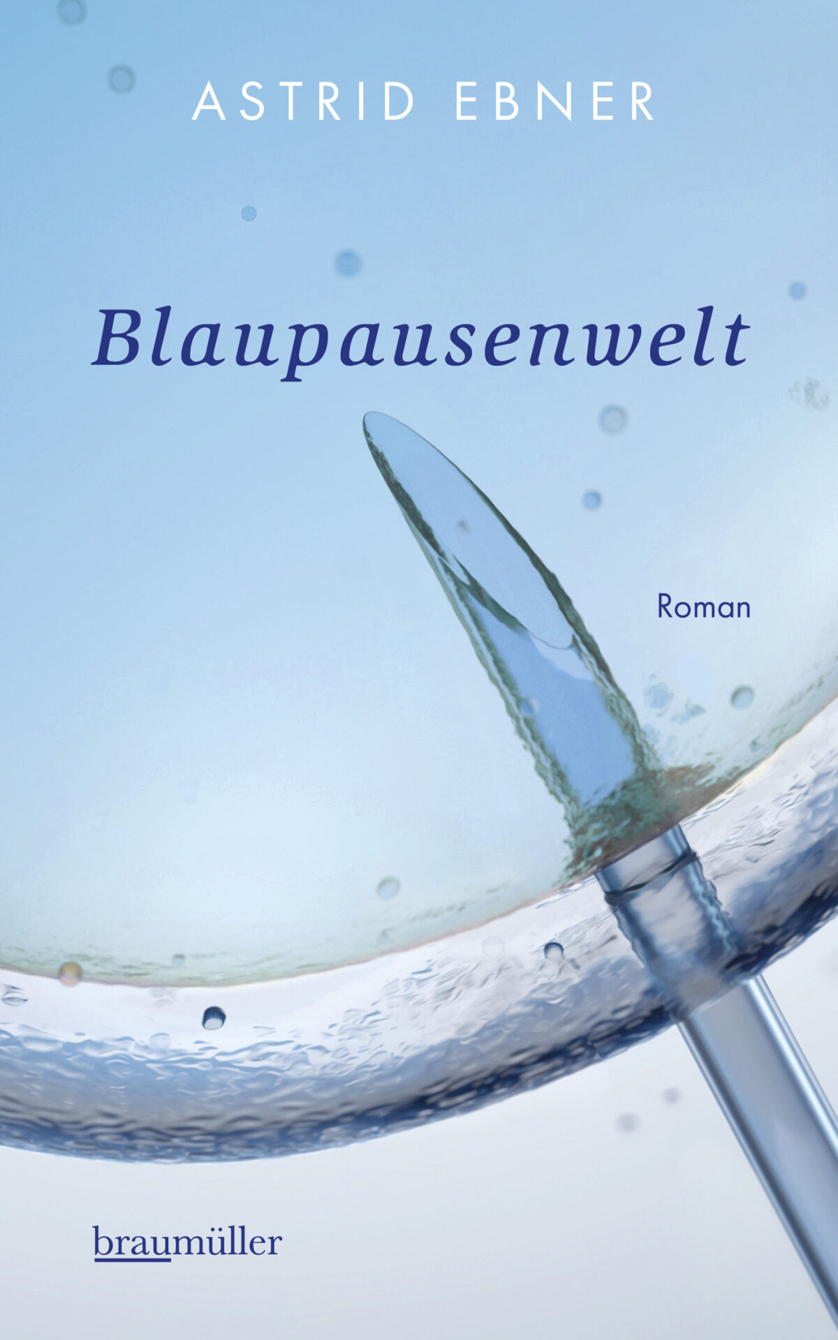 Cover Astrid Ebner Blaupausenwelt, © braumüller 2023