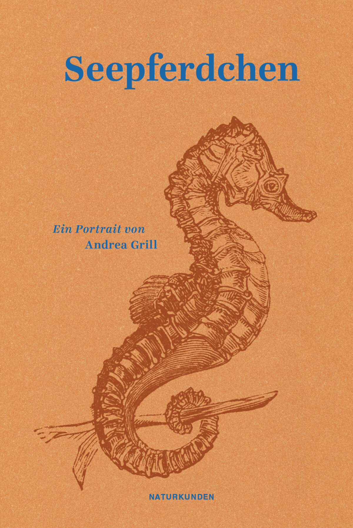 Cover: Andrea Grill Seepferdchen. Ein Potrait, Naturkunden bei Matthes & Seitz 2023