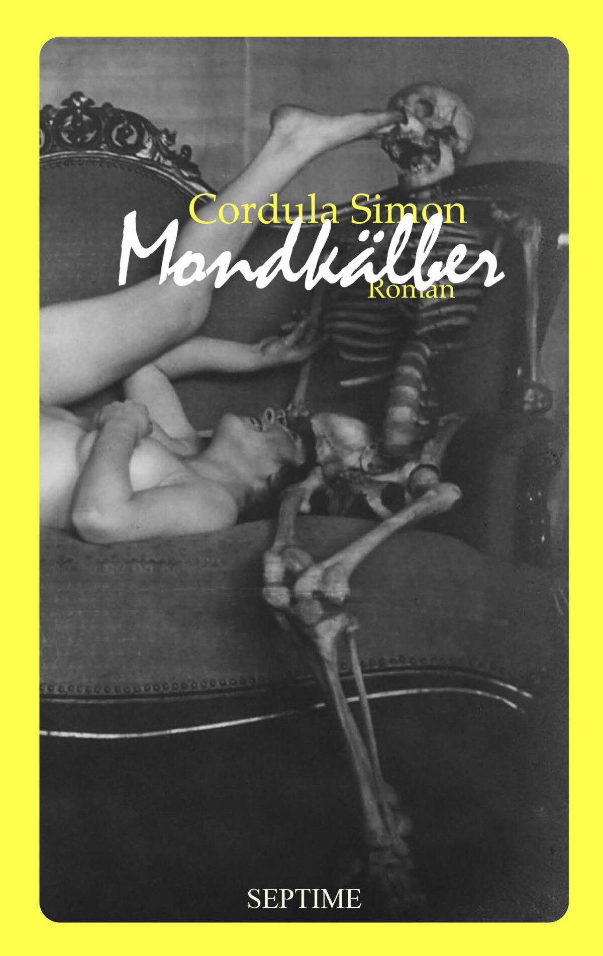 Cover Cordula Simon Mondkälber © Septime Verlag 2024